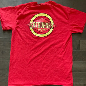 Fatburger Red Logo T-shirt  Men’s Medium